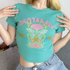 indie aesthetic butterfly crop top boogzel apparel