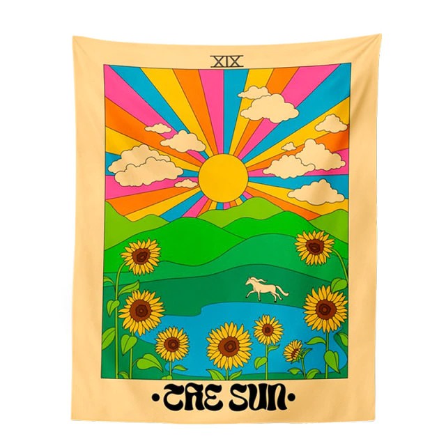 the sun tapestry boogzel apparel