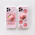 aesthetic peach iphone case boogzel apparel