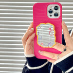 kawaii aesthetic mirror iphone case boogzel apparel