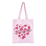 pink aesthetic tote bag boogzel apparel