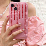 pink aesthetic iphone case boogzel apparel