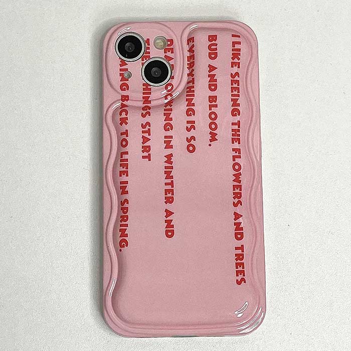 pink graphic print iphone case boogzel apparel