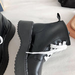 black lace up boots boogzel apparel