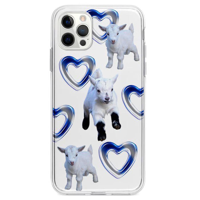 lamb transparent iphone case boogzel apparel