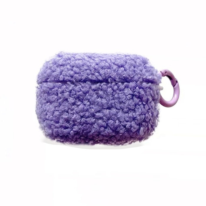 lavender fluffy airpods case boogzel apparel