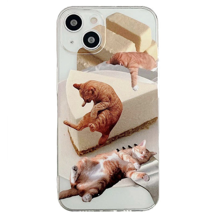 lazy cat iphone case boogzel apparel