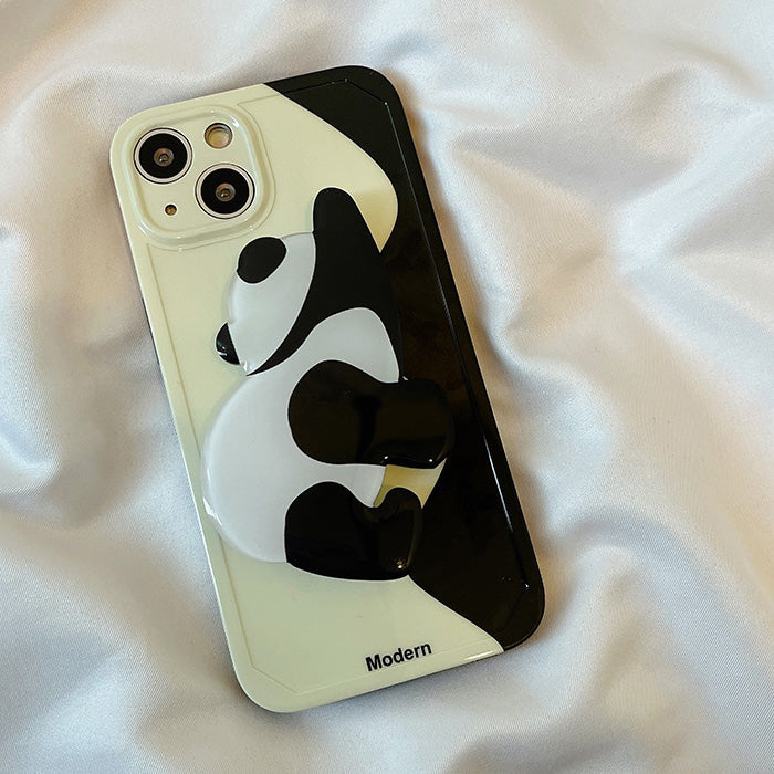 panda aesthetic phone case boogzel apparel