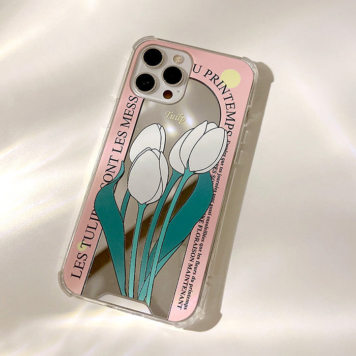 tulips iphone case boogzel apparel