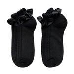 black ruffle socks boogzel apparel
