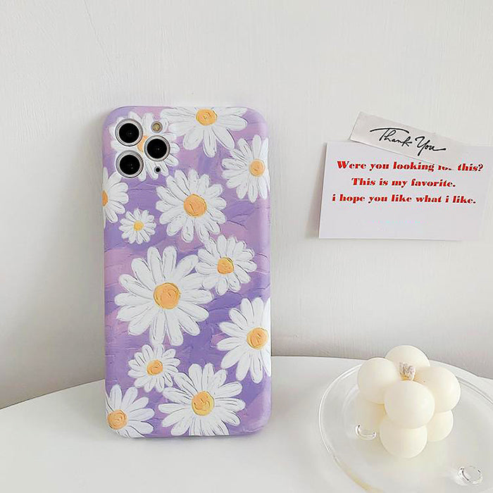 lilac daisy iphone case boogzel apparel