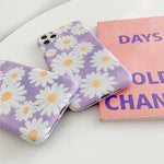 purple daisy iphone case boogzel apparel