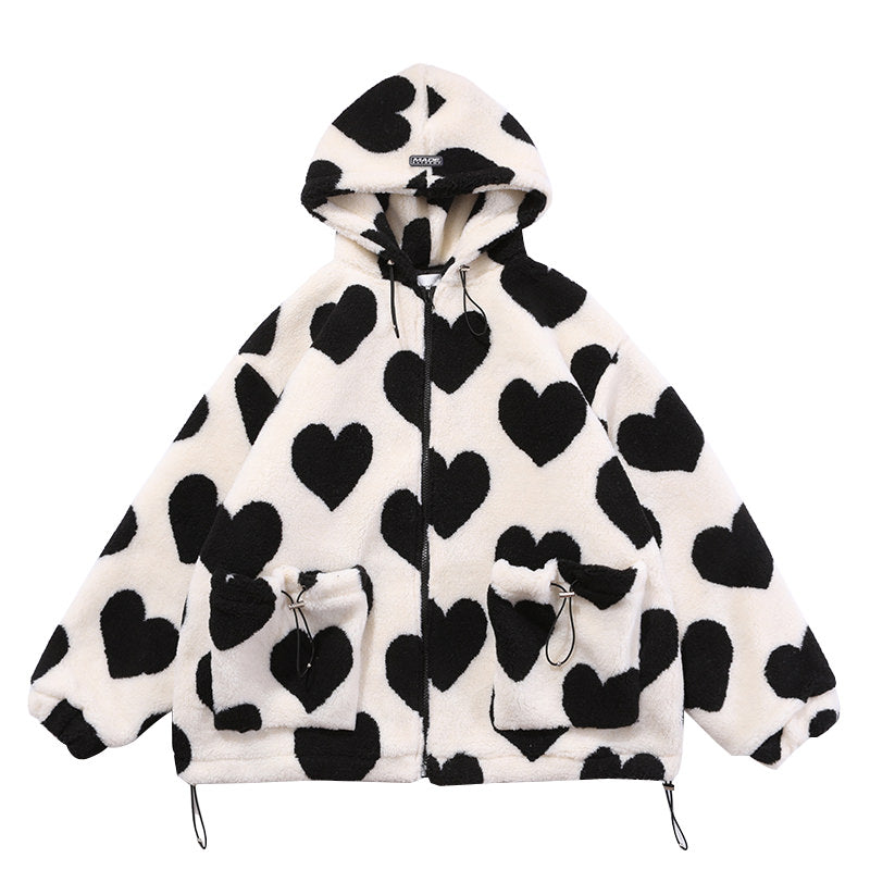 heart hooded jacket boogzel apparel png