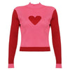 red  heart ribbed sweater boogzel apparel