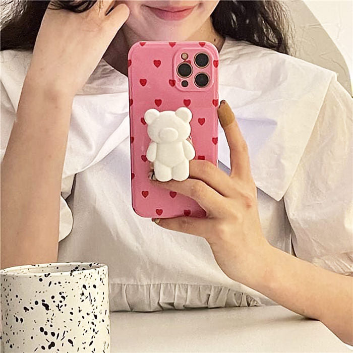pink hearts iphone case shop
