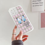 butterfly argyle iphone case boogzel apparel