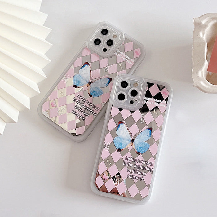 aesthetic butterfly iphone case boogzel apparel