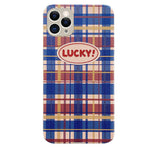 lucky plaid iphone case boogzel apparel