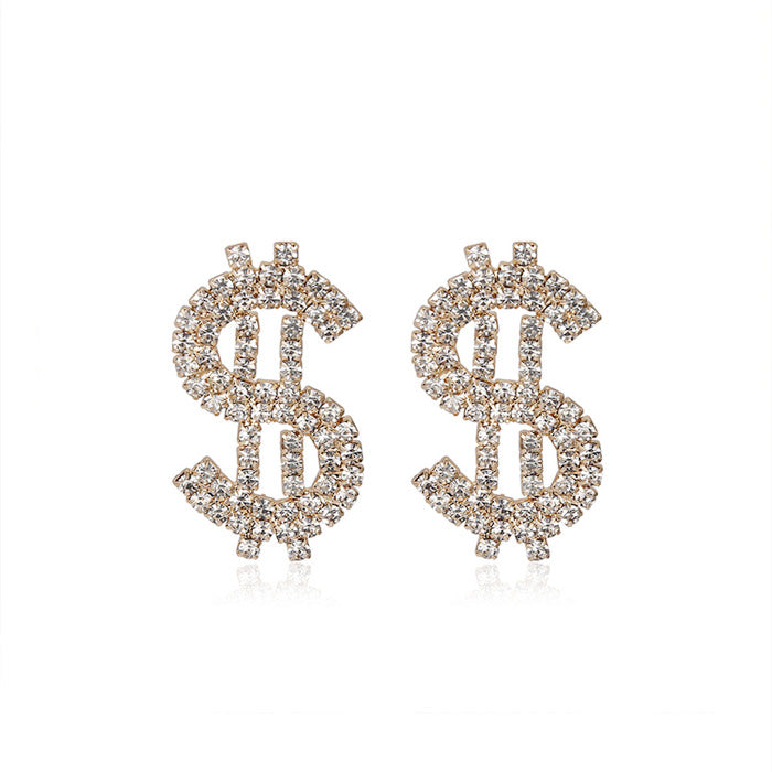 dollar money earrings boogzel apparel