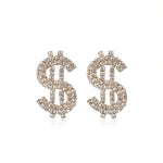 dollar money earrings boogzel apparel