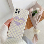 lilac heart iphone case boogzel apparel