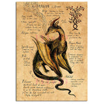 Magical Creatures Canvas Poster