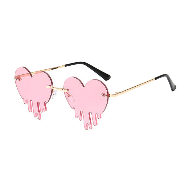 pink heart glasses boogzel apparel