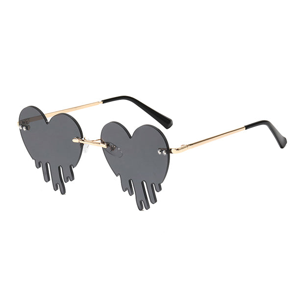 black heart sunglasses boogzel apparel