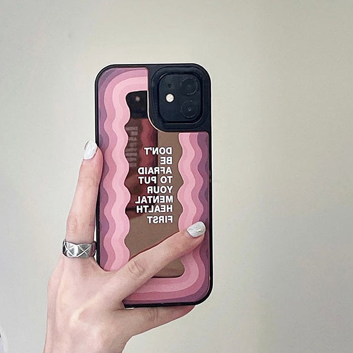 aesthetic mirror iphone case boogzel apparel