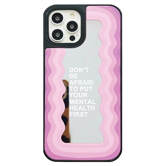 pink wave pattern iphone case boogzel apparel
