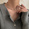 minimalist aesthetic necklace boogzel apparel