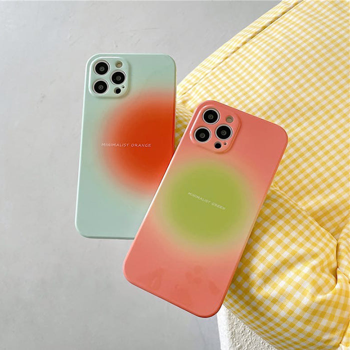 aesthetic gradient iphone case boogzel apparel