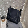 Minimalist Soft Leather Tote Bag