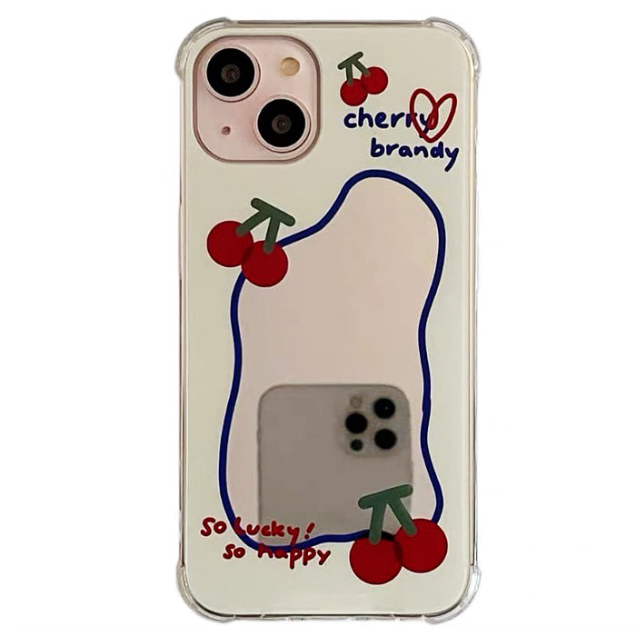 mirror cherry iphone case boogzel apparel