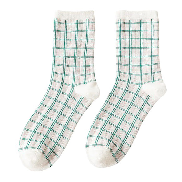 aesthetic plaid socks boogzel apparel