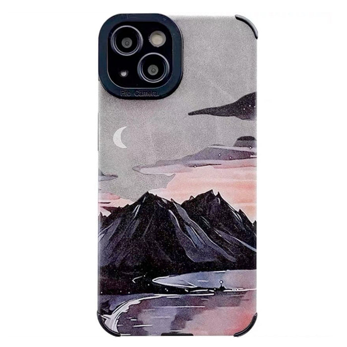 mountain sunset iphone case boogzel apparel