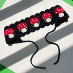 Mushroom Crochet Headband boogzel apparel