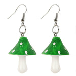 mushroom earrings boogzel apparel
