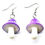 mushrooms earrings boogzel apparel
