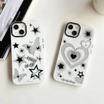 star gradient heart iphone case boogzel apparel