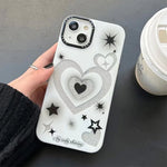 star gradient heart iphone case boogzel apparel