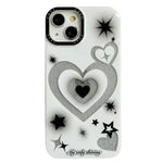 starry gradient heart iphone case boogzel apparel