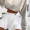 aesthetic pleated skirt boogzel apparel
