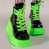 Neon Tornado Platform Boots