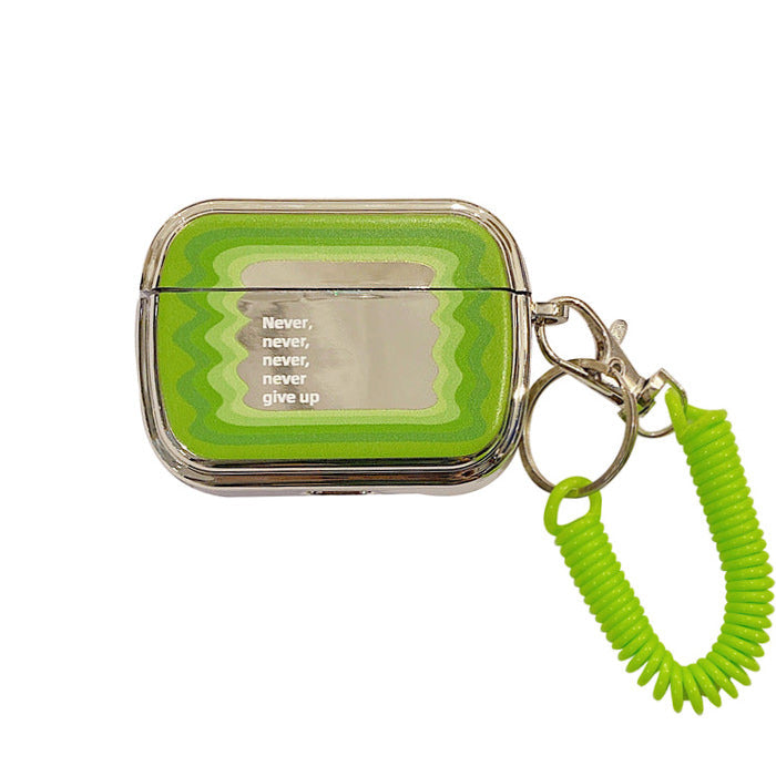green mirror airpods case boogzel apparel