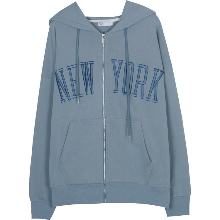 New York Embroidery Hoodie boogzel apparel