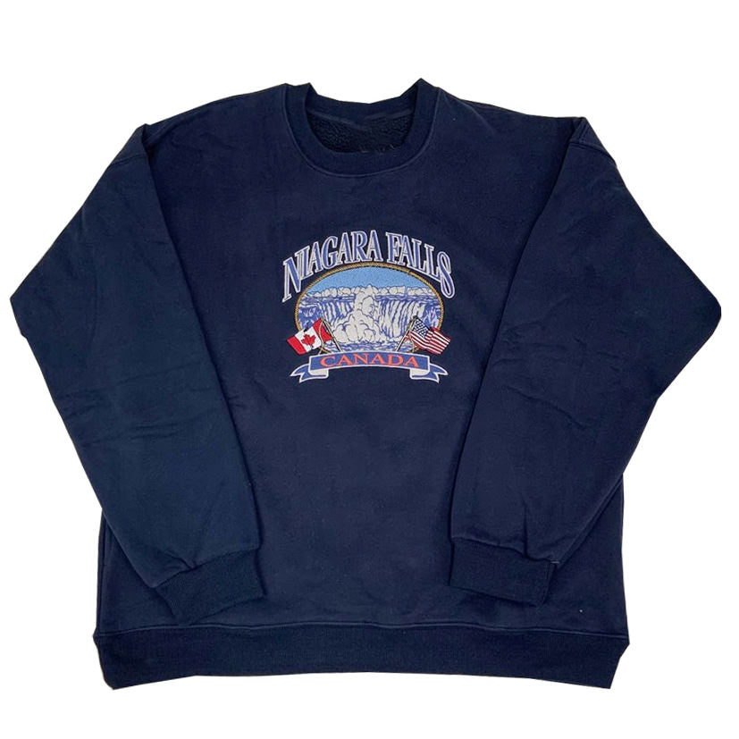 Niagara Falls Embroidery Sweatshirt boogzel apparel