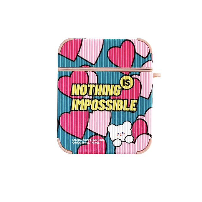 nothing is impossible airpods case boogzel apparel