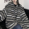80's Grandma Striped Cardigan Sweater - Boogzel Clothing