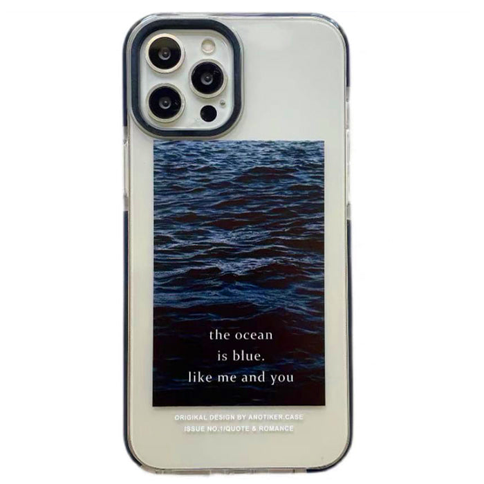 ocean clear iphone case boogzel apparel